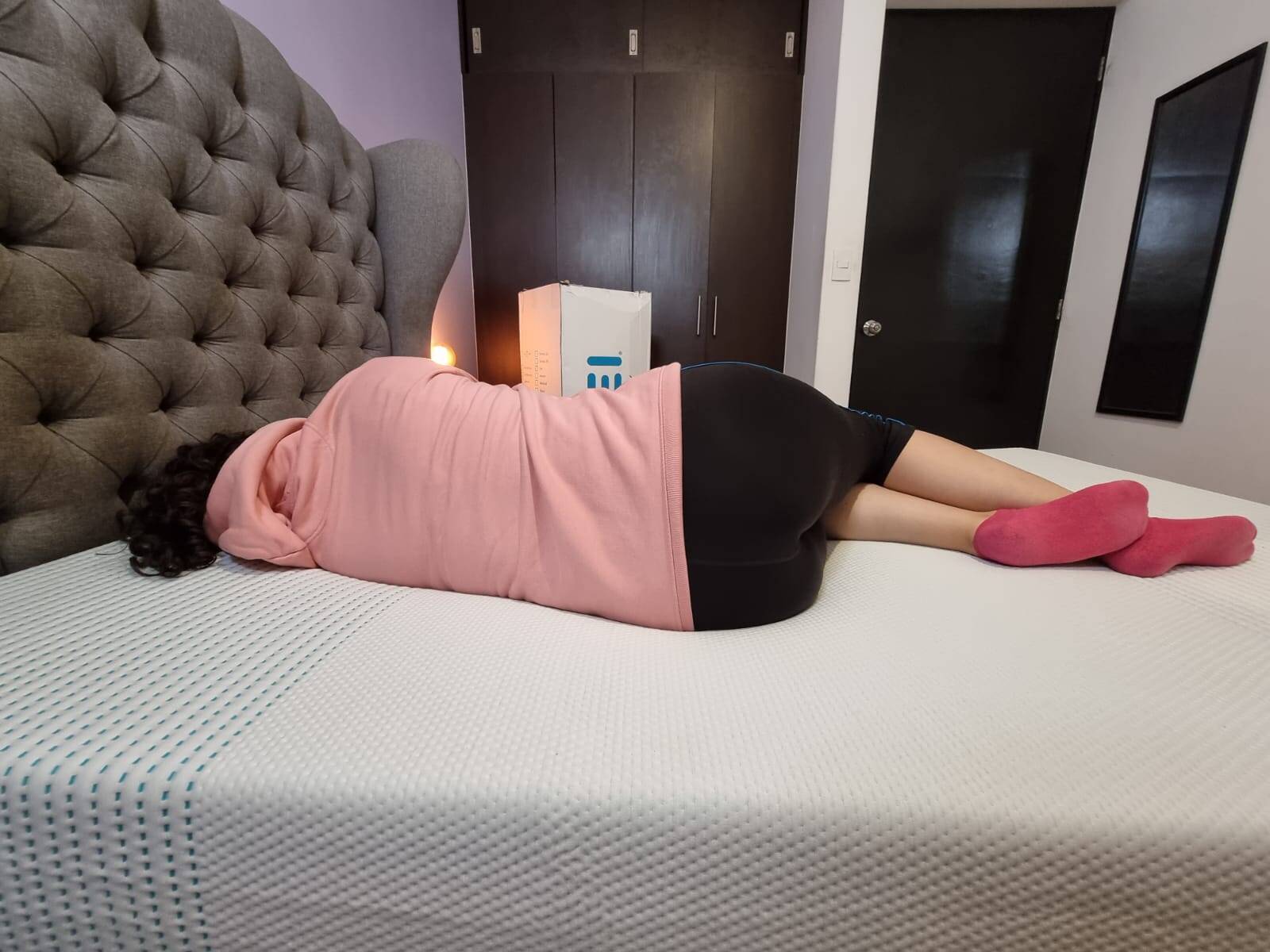 colchones sensei durmiendo de lado